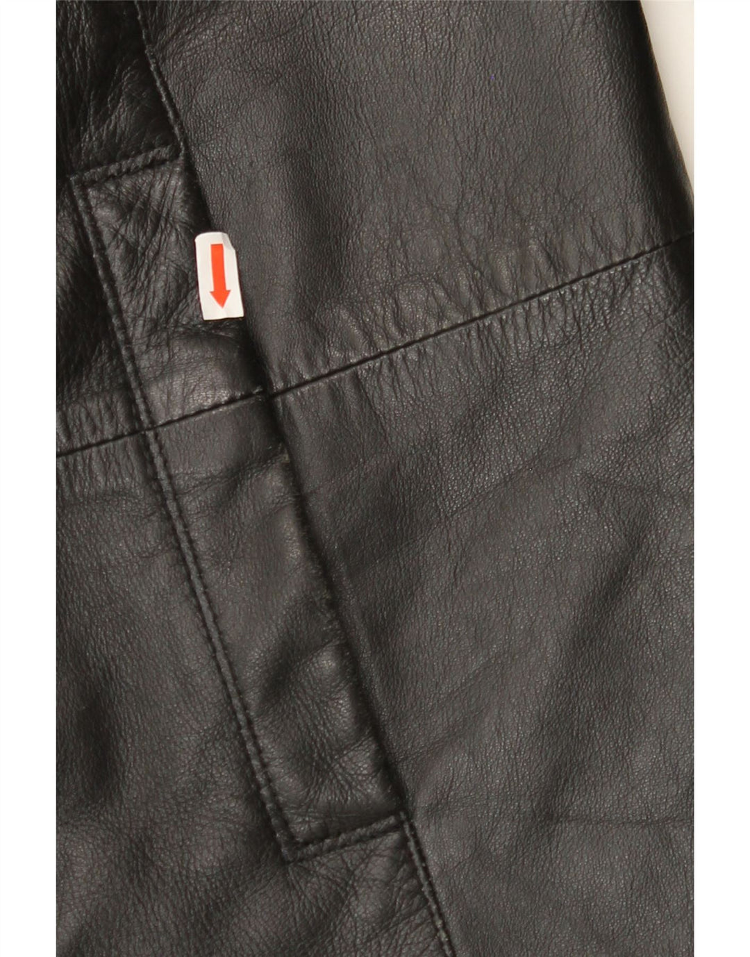 CONBIPEL Womens Leather Coat IT 48 XL Black Leather Vintage Conbipel and Second-Hand Conbipel from Messina Hembry 