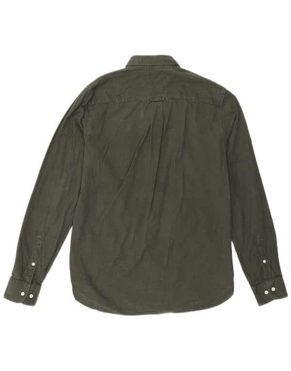 SUPERDRY Mens Shirt Small Khaki Check Cotton