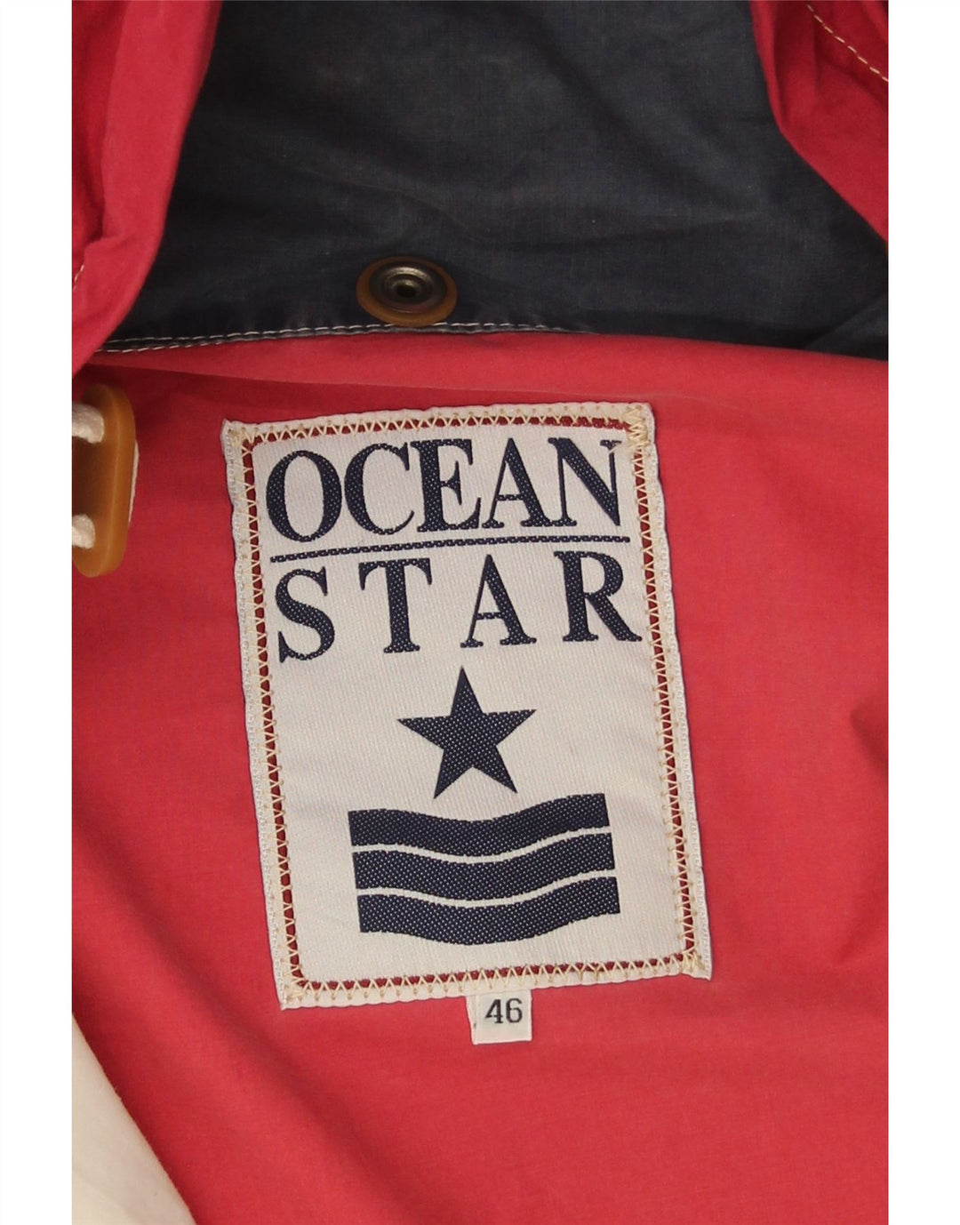 Ocean Star muška vjetrovka jakna IT 46 Mala bijela sintetička boja