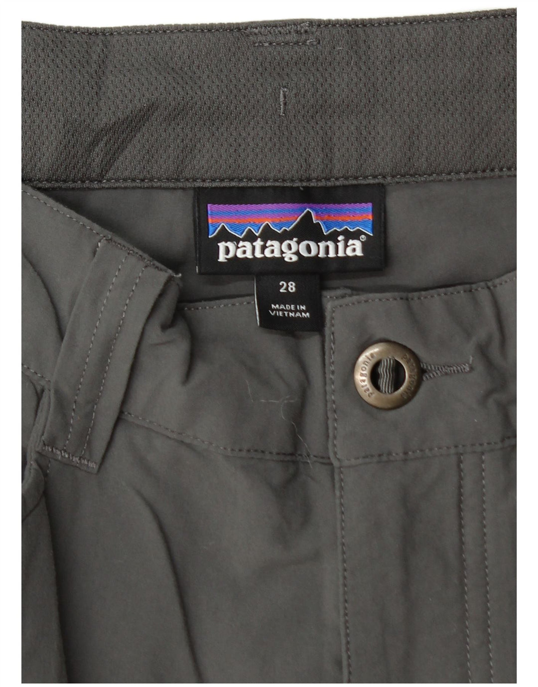 PATAGONIA Muške kargo kratke hlače W28 Male sive najlonske hlače