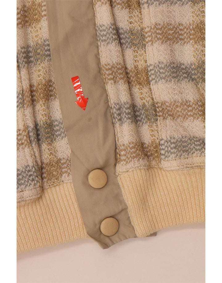 HEMMOND Muška bomber jakna UK 38 srednje bež karirani pamuk