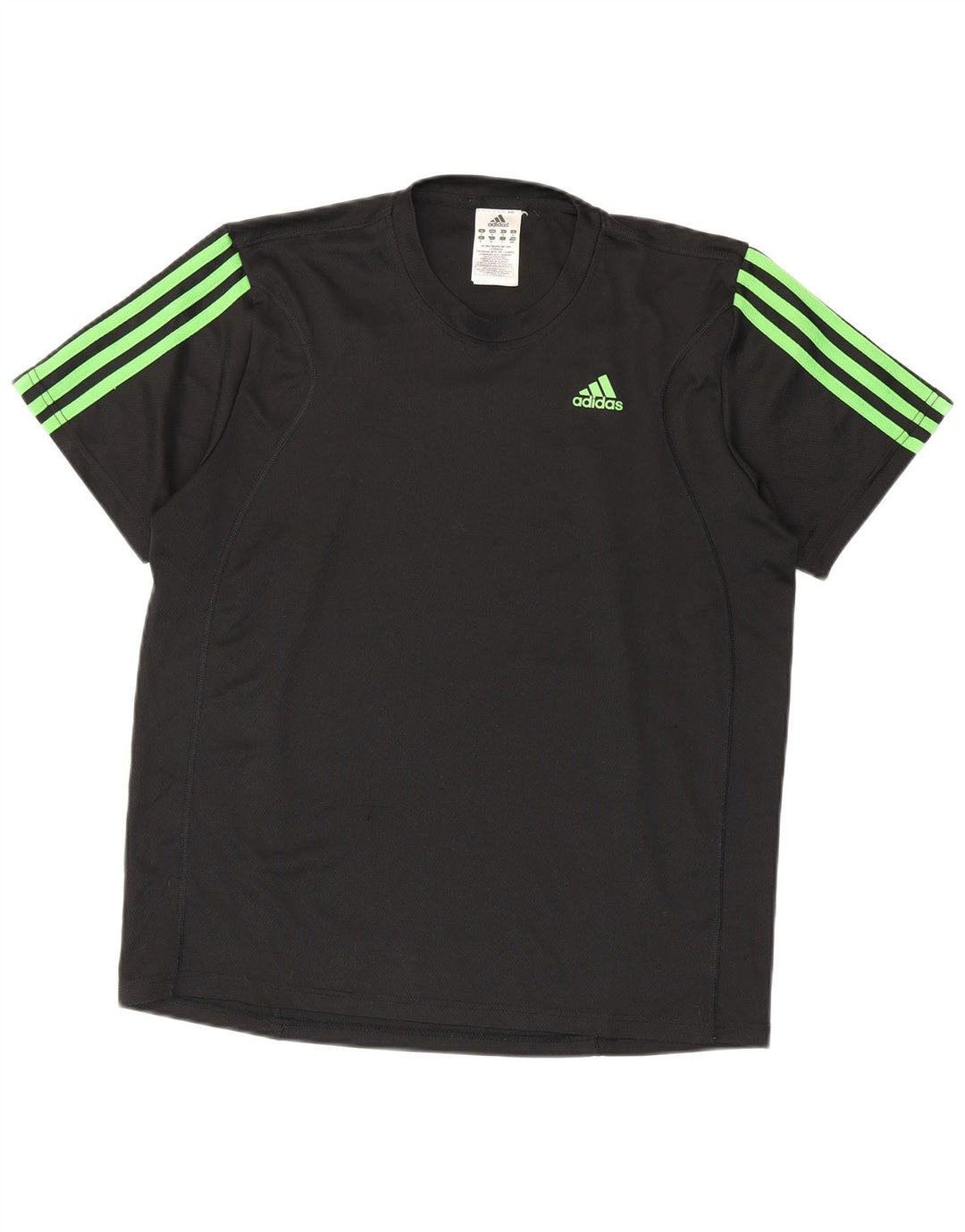 ADIDAS muška Climalite majica kratkih rukava srednji crni poliester