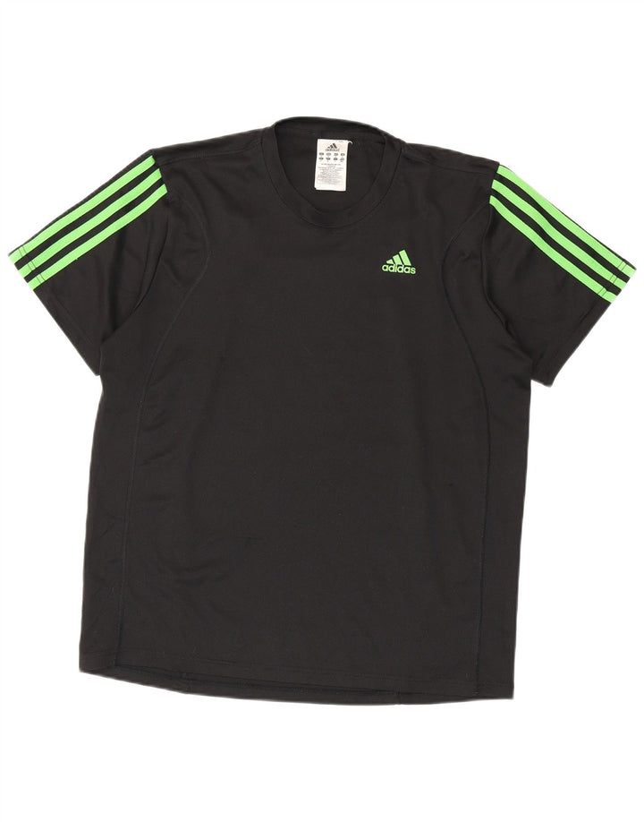 ADIDAS muška Climalite majica kratkih rukava srednji crni poliester