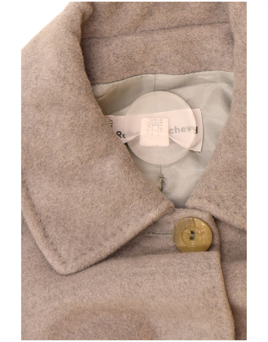 Vintage ženski kaput EU 38 srednje sive djevičanske vune