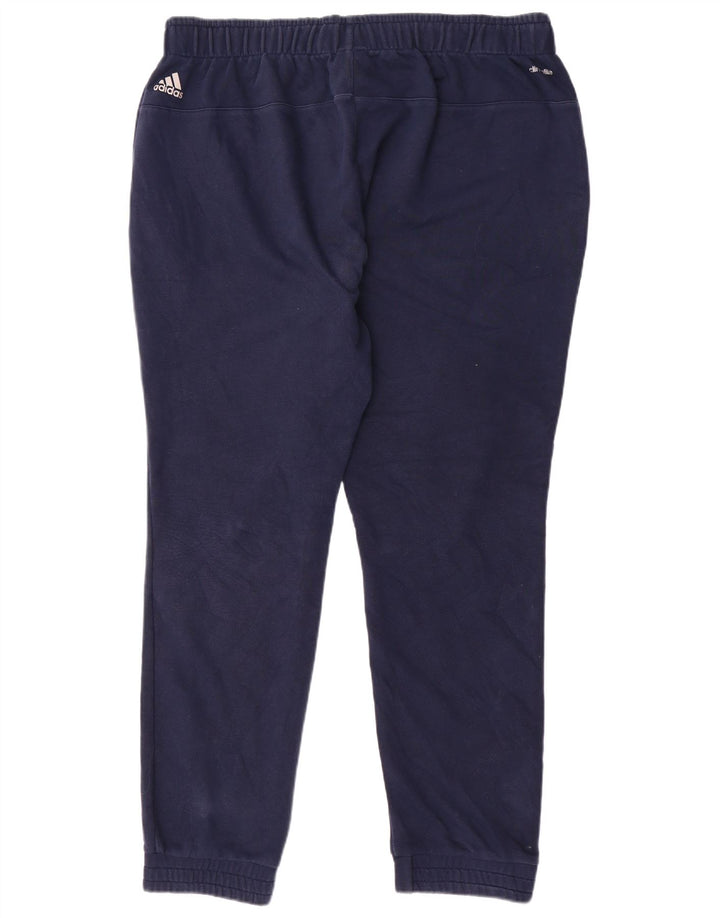 ADIDAS Muške trenirke Climalite Graphic Hlače Joggers 2XL tamnoplave