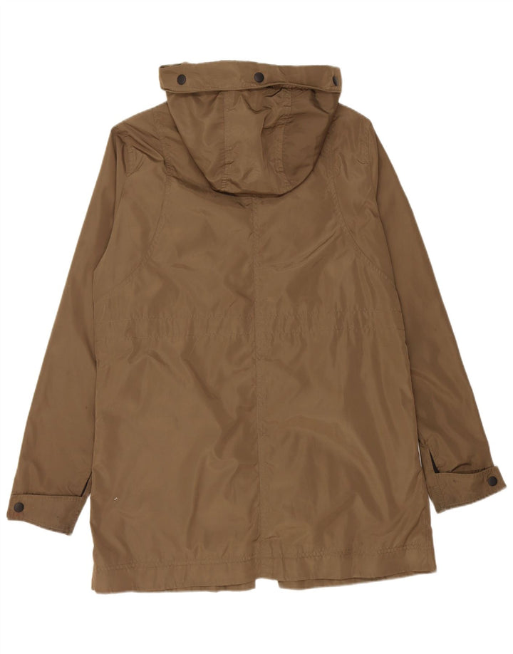 Superdry ženska kišna jakna s kapuljačom UK 14 veliki kaki poliester