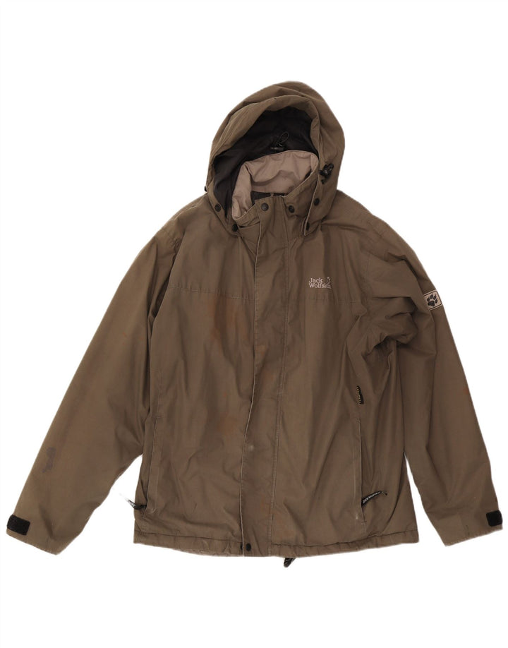 Jack Wolfskin muška vjetrovka s kapuljačom UK 36/38 srednje bež