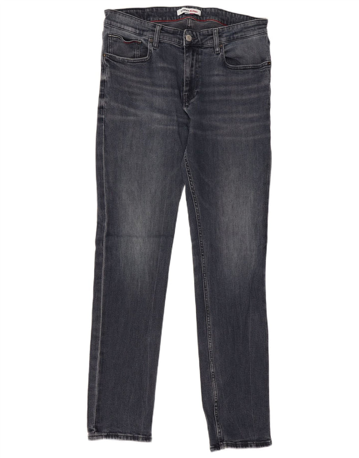 Tommy Hilfiger muške ravne traperice Ryan W34 L34 tamnoplavi pamuk