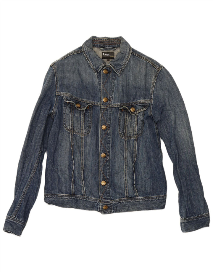 Lee ženska traper jakna UK 16 Large Blue Cotton