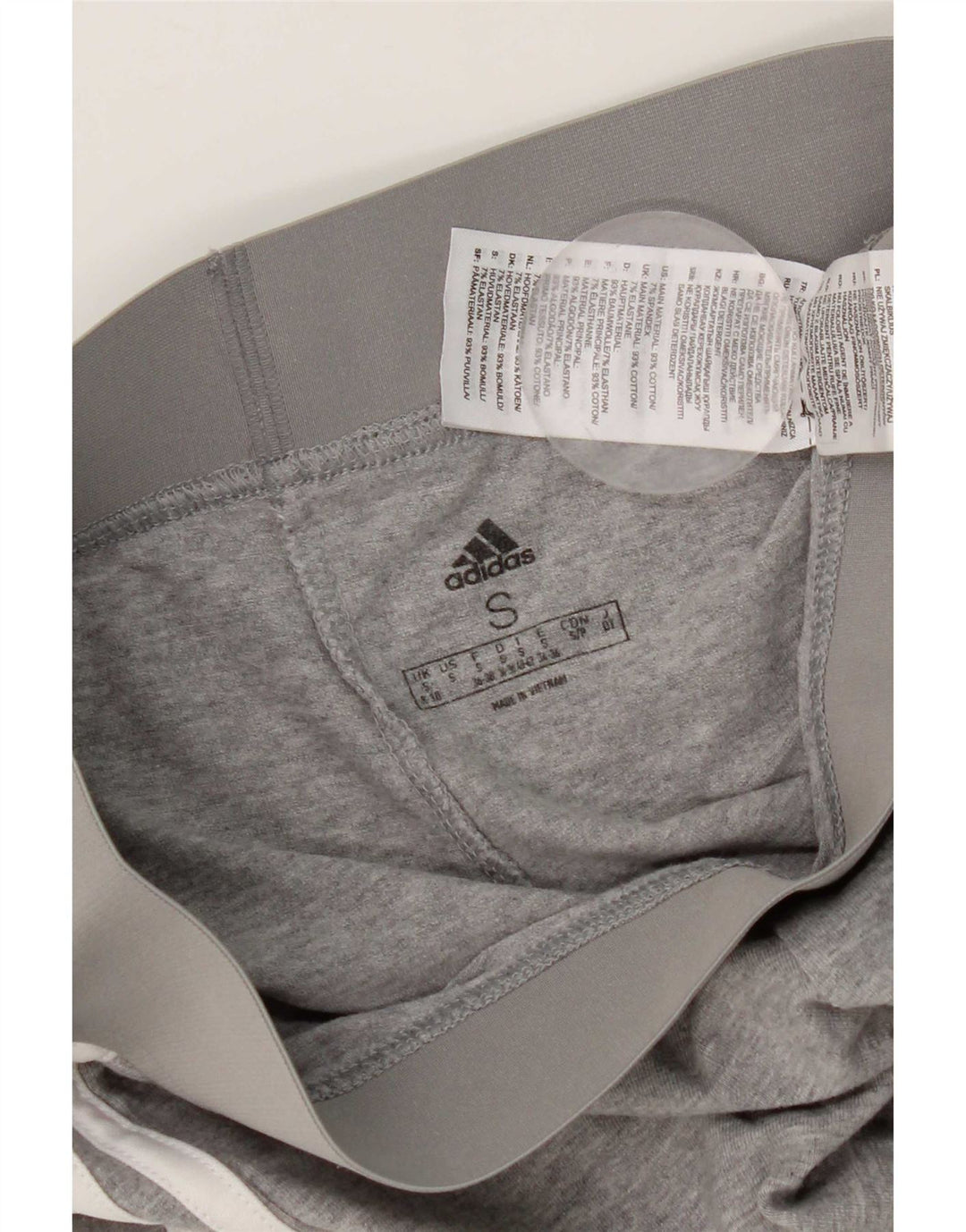 Adidas ženske tajice UK 8 Male sive pamučne