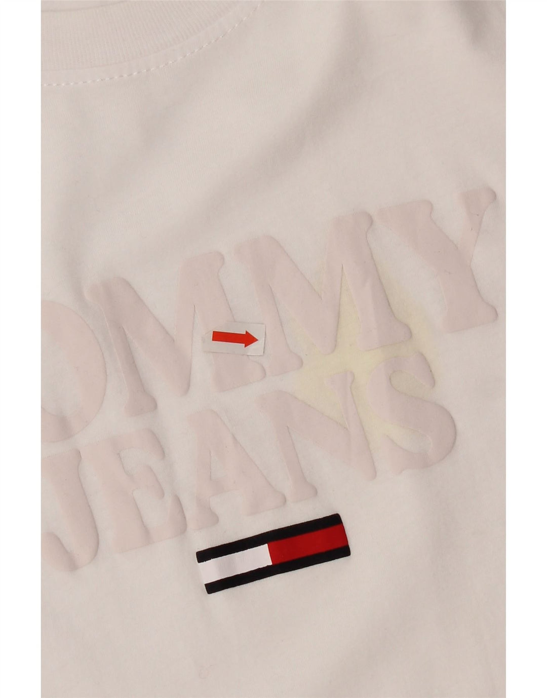 Tommy Hilfiger Ženska majica kratkih rukava s grafičkim motivima UK 14 Srednje bijela