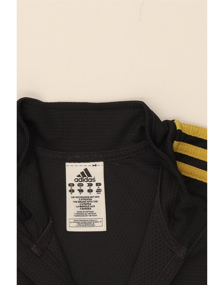 ADIDAS Mens Climalite Long Sleeve Pullover Tracksuit Top Medium Grey Vintage Adidas and Second-Hand Adidas from Messina Hembry 