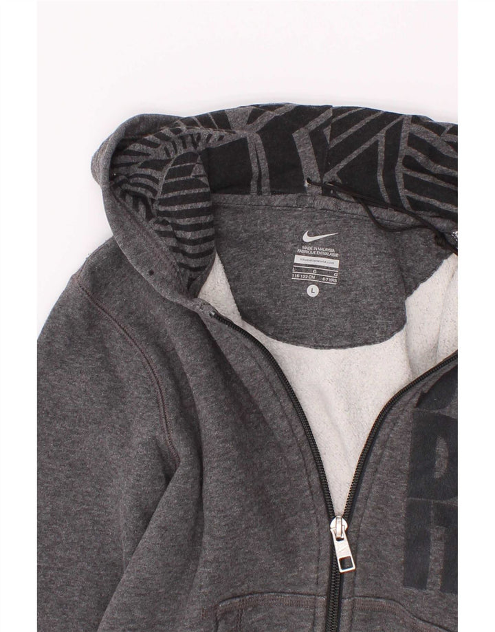 Džemper Nike Boys Graphic Zip Hoodie 6-7 Years Grey