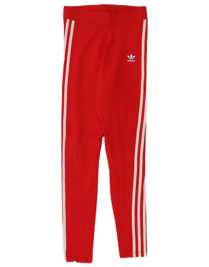 Adidas ženske tajice UK 10 male crvene pamučne