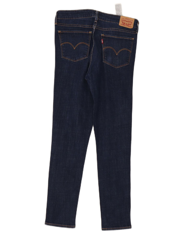 Levi's ženske 711 uske traperice W29 L28 tamnoplavi pamuk
