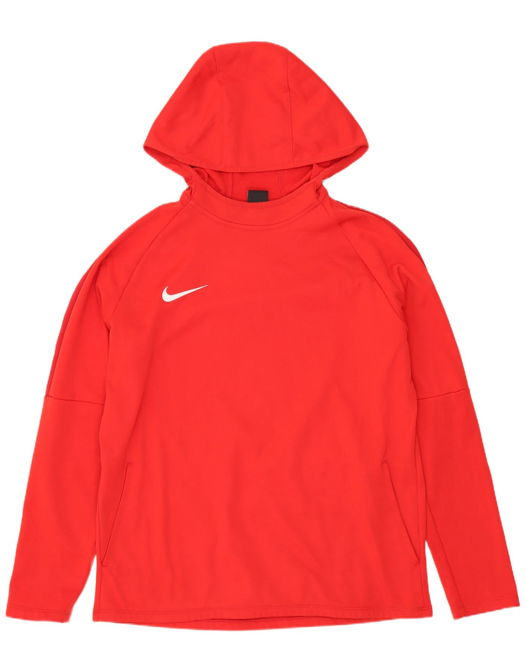 NIKE muški Dri Fit grafički džemper s kapuljačom veliki crveni poliester