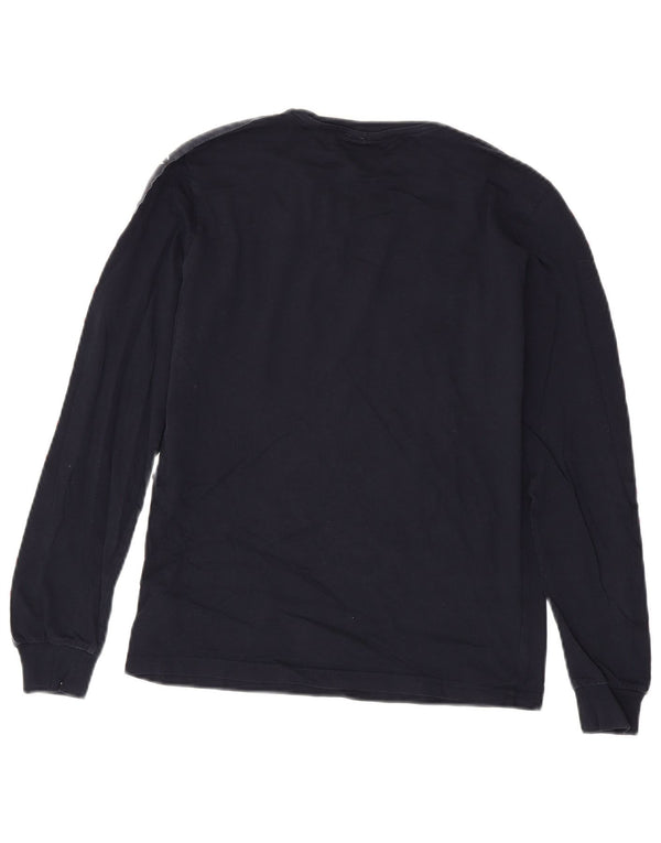 Champion majica dugih rukava za djevojčice s grafikama 13-14 godina XL tamnoplavi pamuk