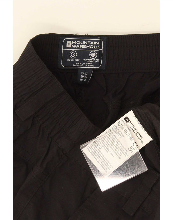 Mountain Warehouse Ženske chino kratke hlače UK 12 srednje W30 crni poliester