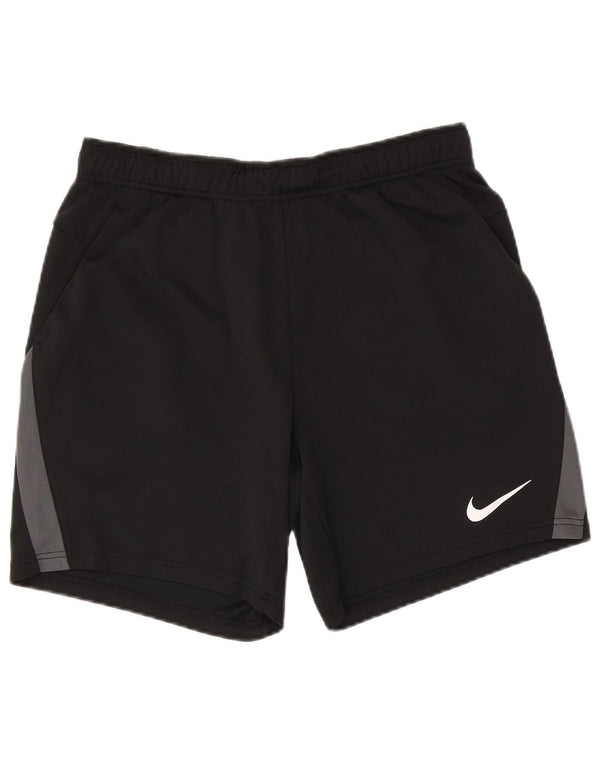 NIKE Mens Dri Fit Standard Fit Sport Shorts Large Black Colourblock