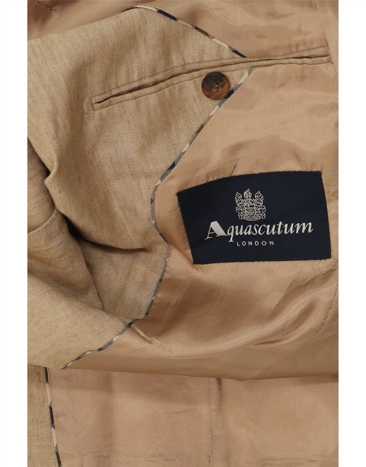 Aquascutum muška jakna sa 2 gumba UK 36 Mala smeđa