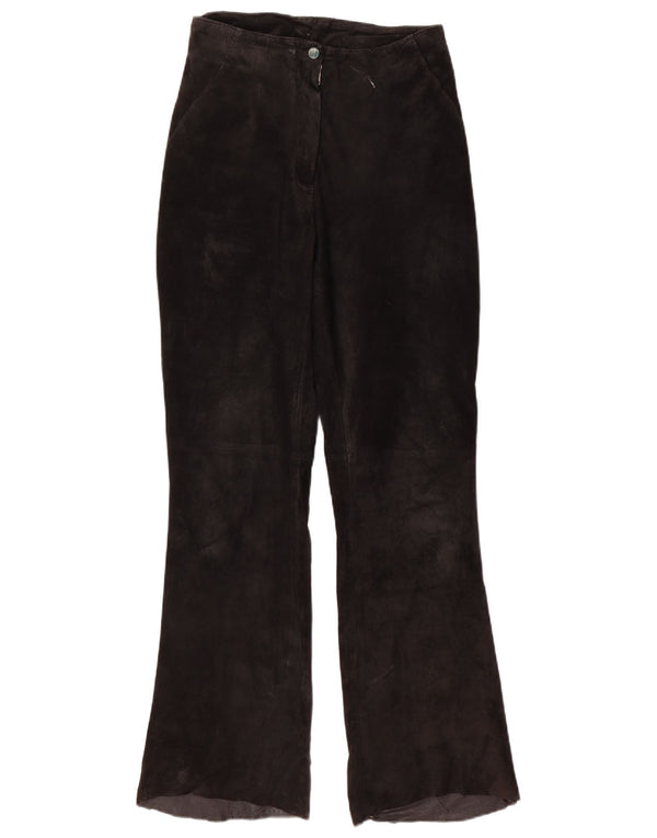 VINTAGE ženske hlače od antilopa W28 L31, crna koža