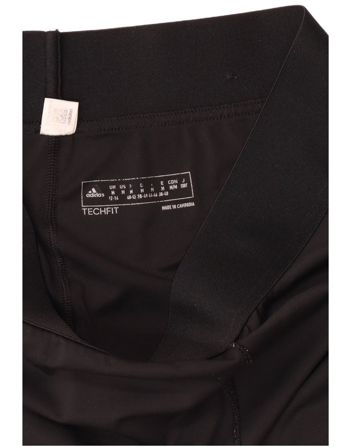 Adidas ženske Tech Fit Graphic tajice UK 12/14 srednje crne