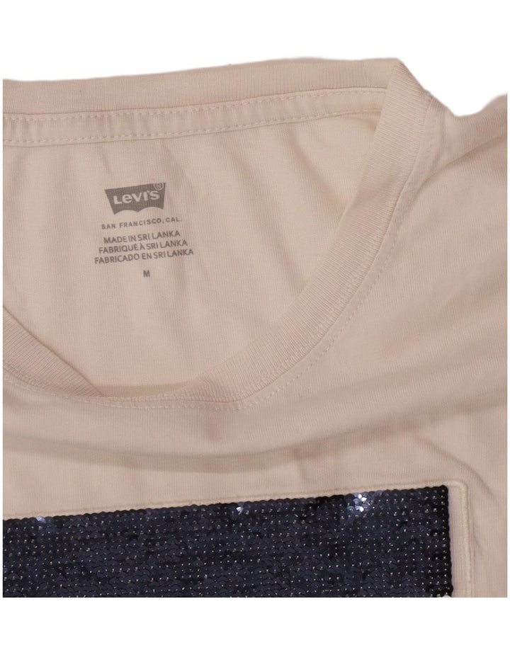 Levi's ženska majica kratkih rukava s grafičkim motivima UK 14 srednje bijela