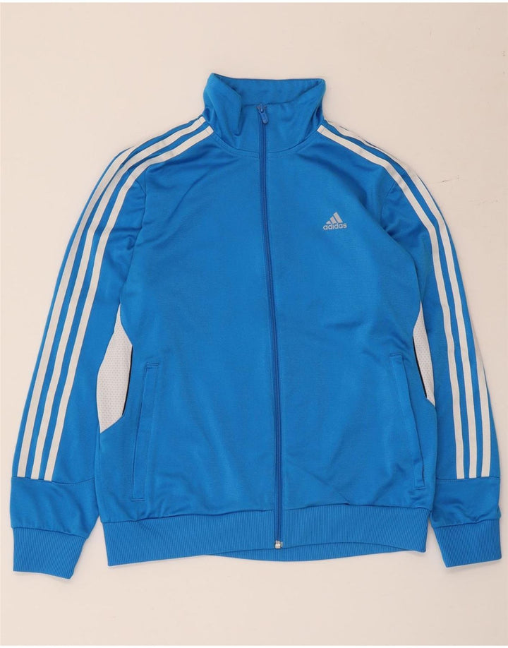 Adidas trenirka za dječake 13-14 godina plava poliesterska boja