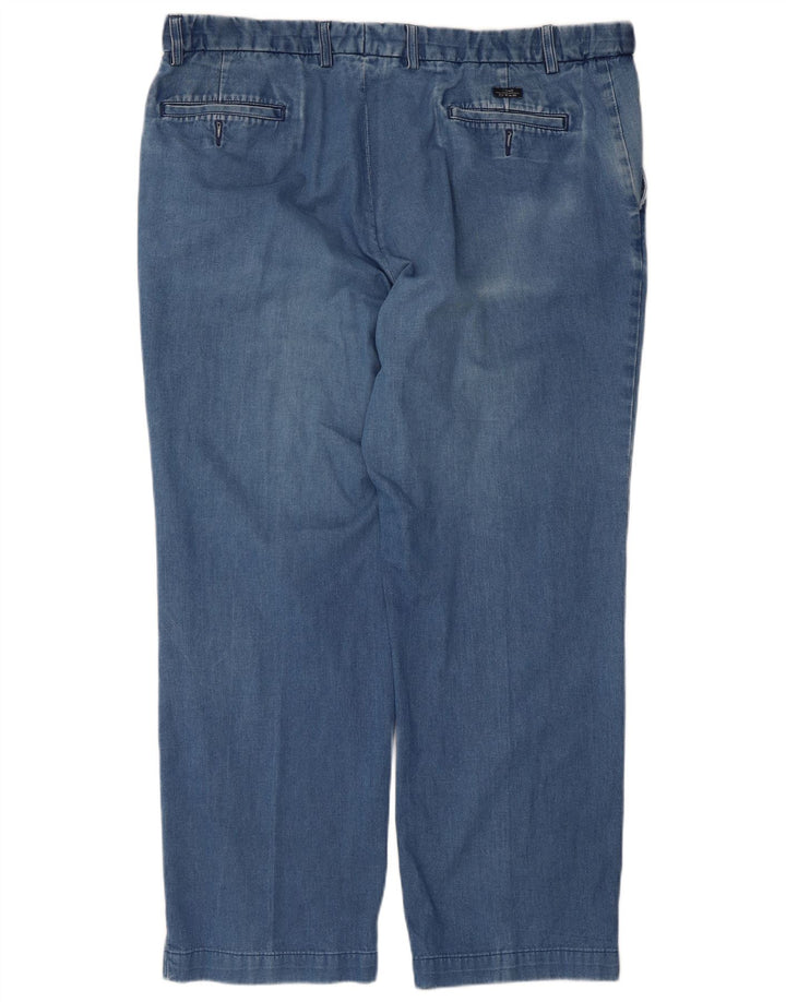 Marks & Spencer muške ravne traperice Blue Harbor W42 L28 plavi pamuk