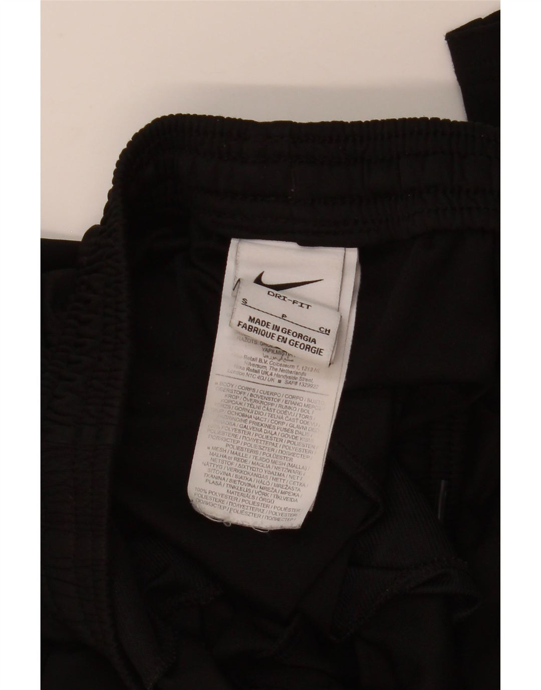 Nike muške Dri Fit hlače za trenirku male crne poliesterske