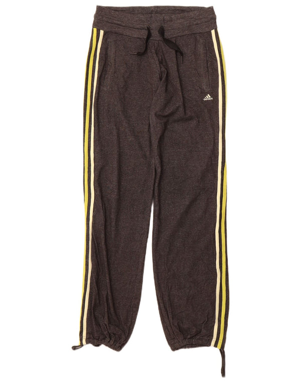 Adidas Ženske Climalite Trenirke Hlače Joggers UK 4/6 XS Sivi pamuk