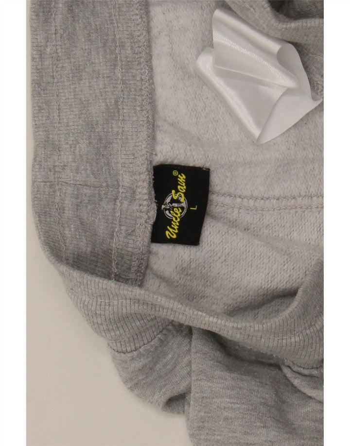 Muške trenirke Uncle Sam Graphic Hlače Joggers Velike sive fleke