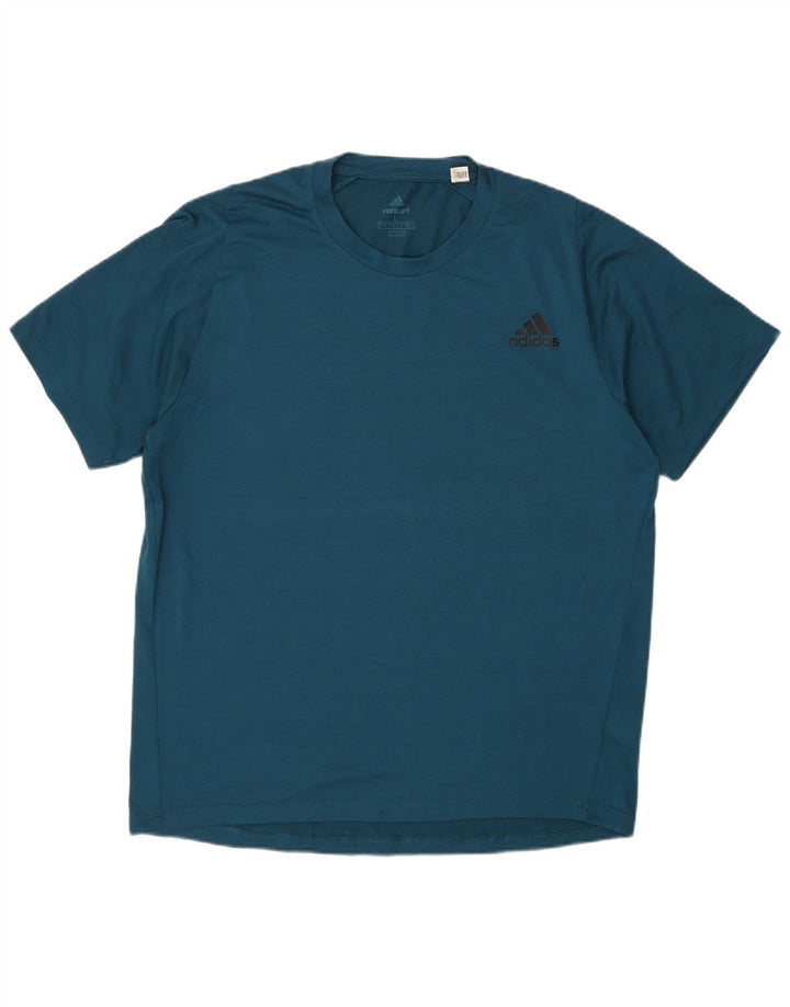 Adidas muška majica Climalite, veliki plavi poliester