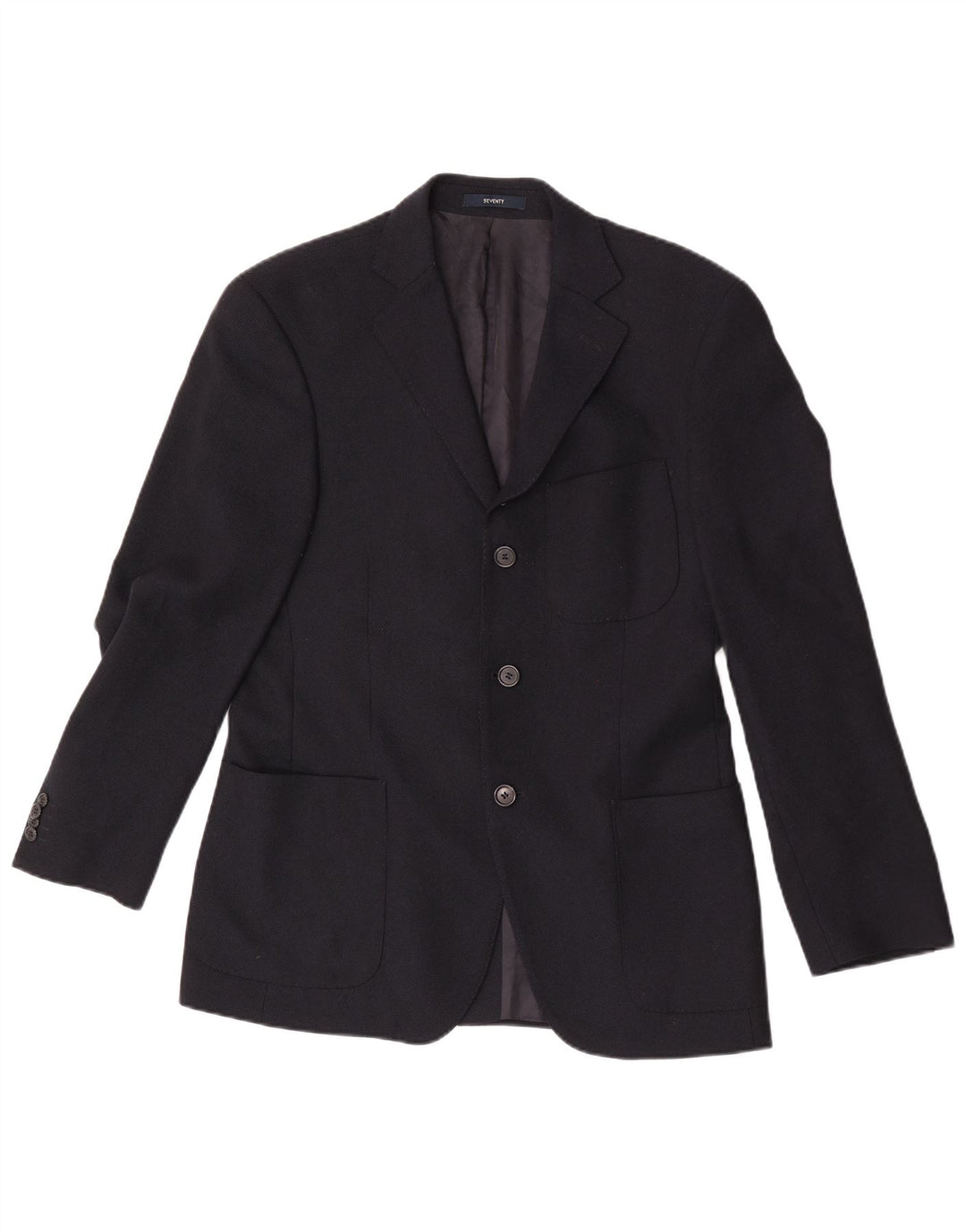 Seventy Mens sako s 3 gumba IT 46 Mali Tamnoplavi od neiskorištene vune