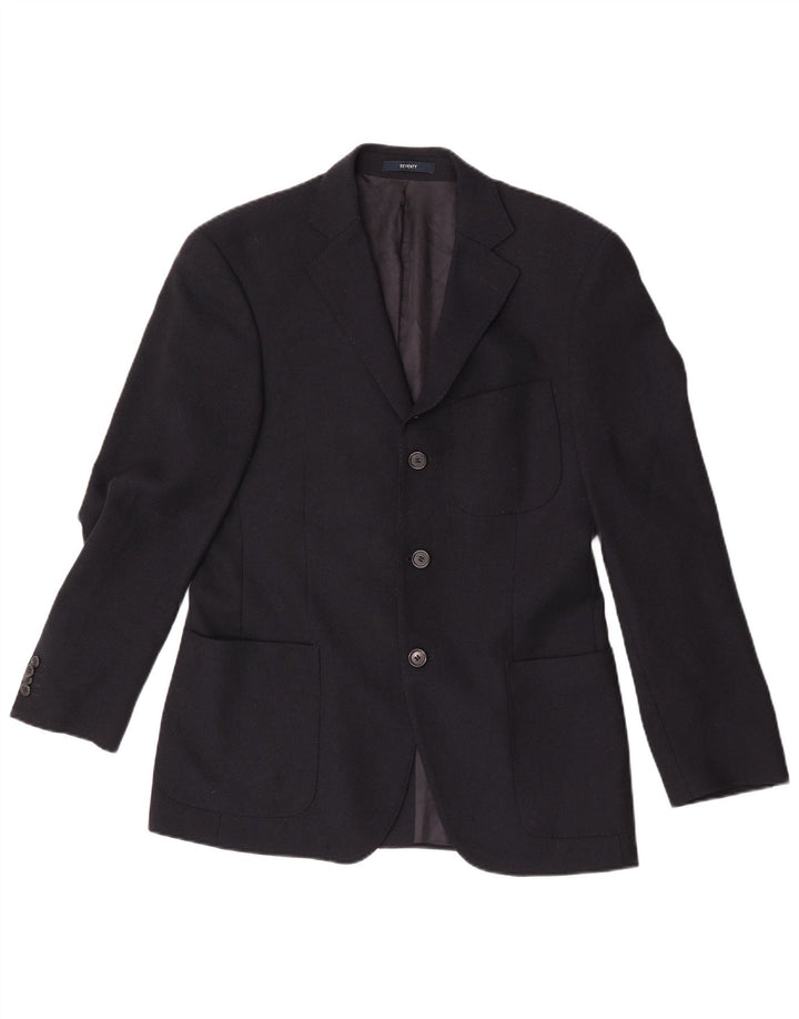 Seventy Mens sako s 3 gumba IT 46 Mali Tamnoplavi od neiskorištene vune