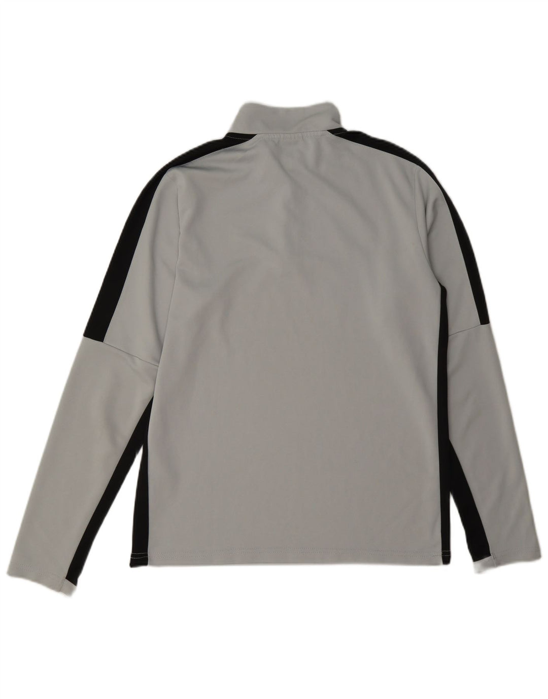 Nike Dri Fit majica s izrezom s patentnim zatvaračem Gornji dio trenirke male sive boje