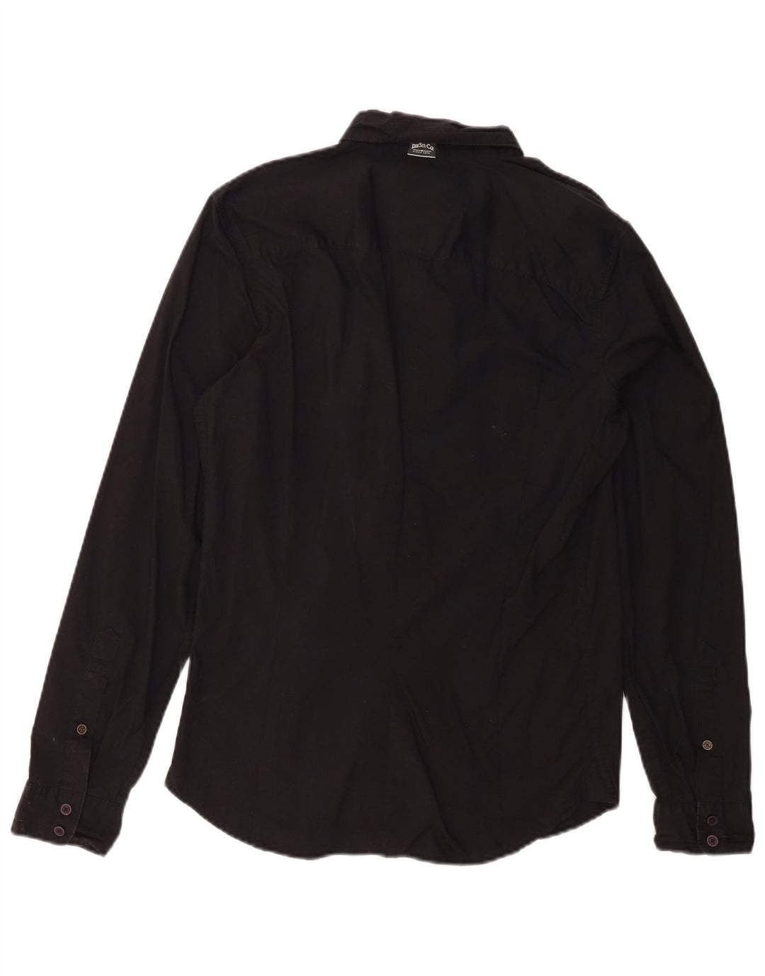 DIESEL Mens Slim Fit Shirt XL Black Cotton