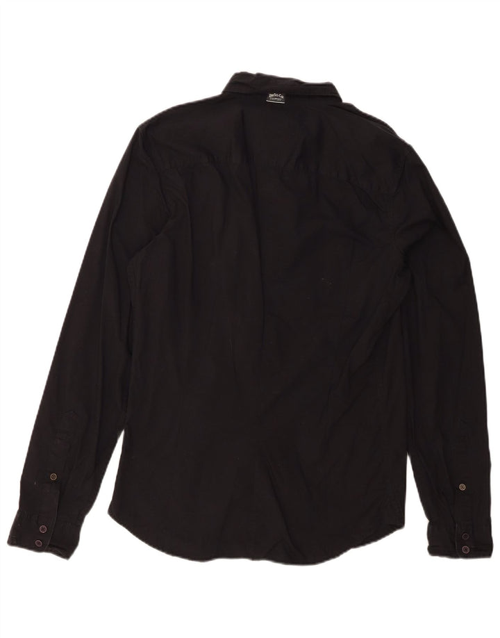 DIESEL Mens Slim Fit Shirt XL Black Cotton