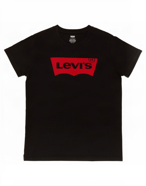 Levi's ženska majica kratkih rukava s grafičkim motivima, UK 10, mali crni pamuk