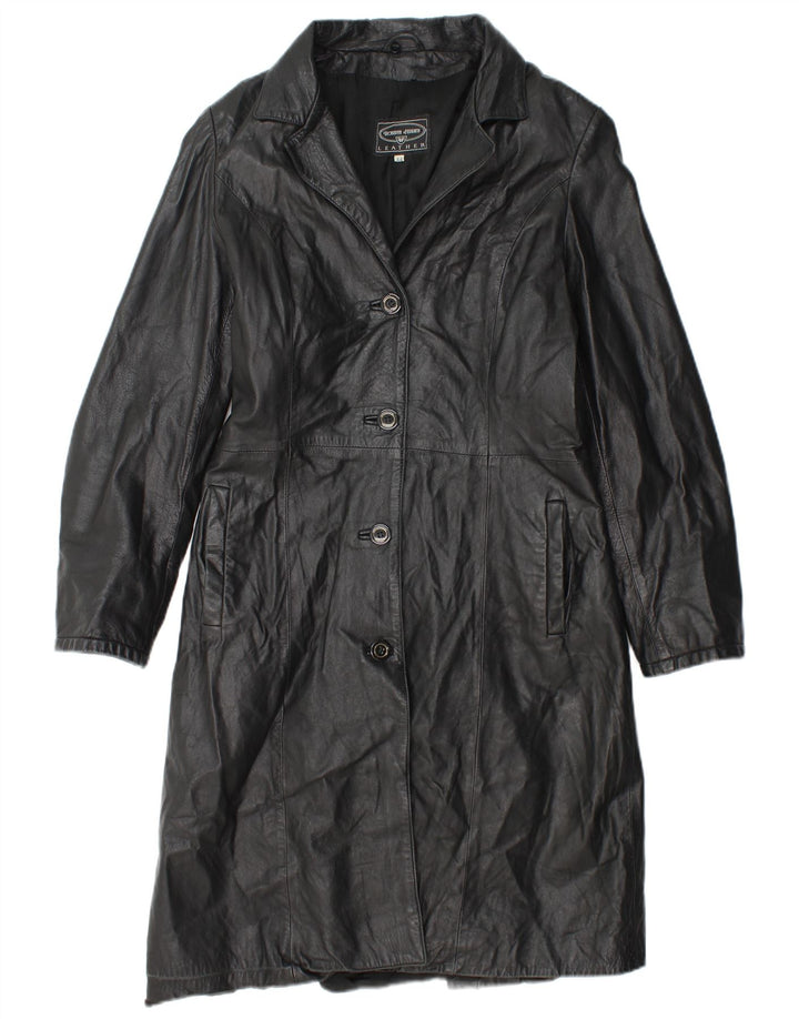 Roberta Ferrini ženski kožni kaput IT 44 srednje crna koža