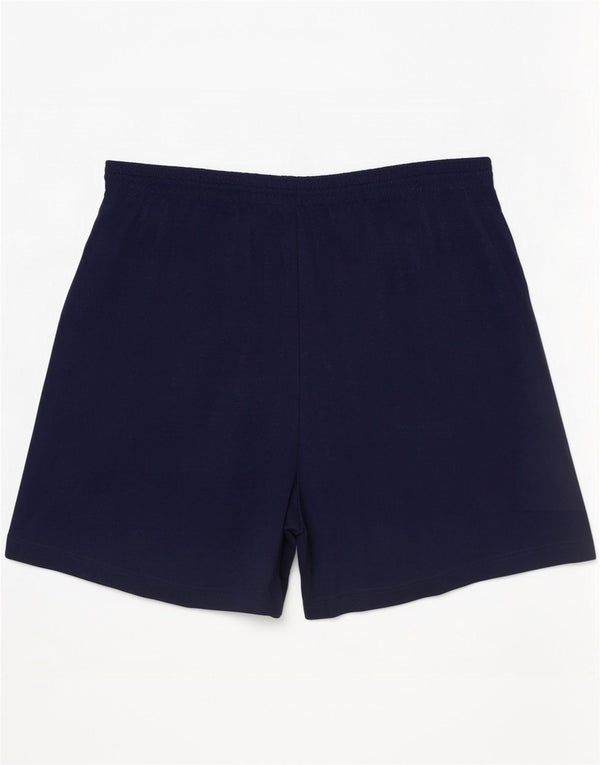 Umbro Mens Sport Shorts Large Navy Blue Pinstripe