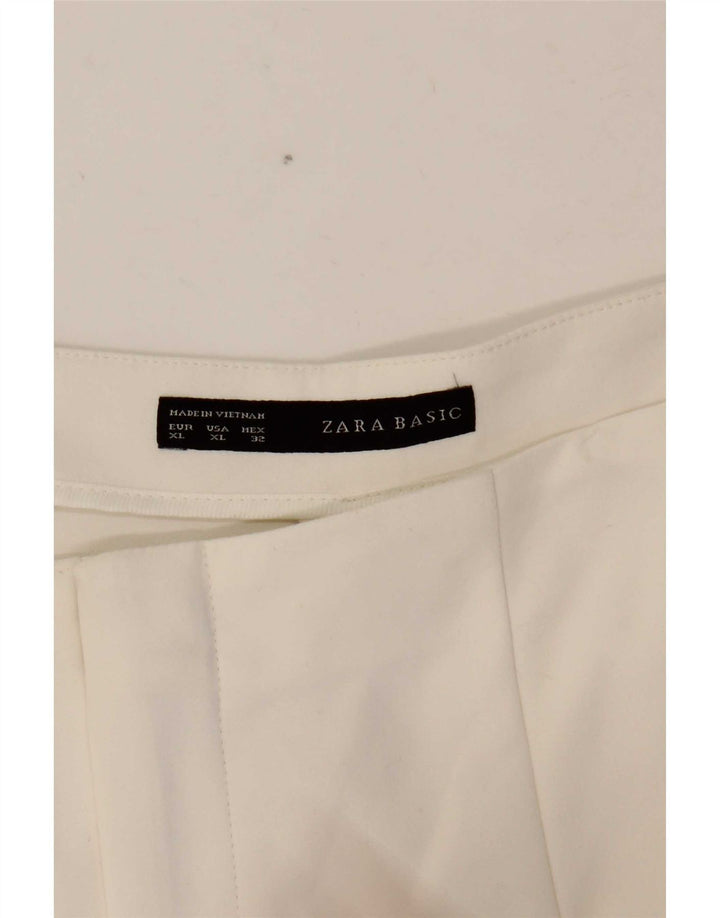 Zara ženske ležerne hlače XL W32 L32 Bijele