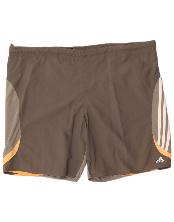 Adidas muške kratke kupaće hlače 2XL sivi Colourblock najlon