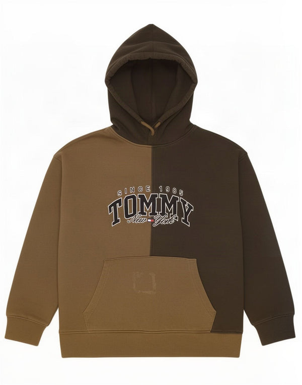 Tommy Hilfiger muška majica s kapuljačom s kapuljačom srednje veličine kaki
