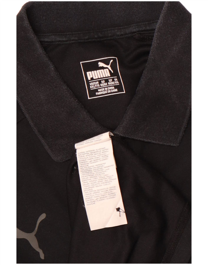PUMA muška polo majica 2XL crni pamuk