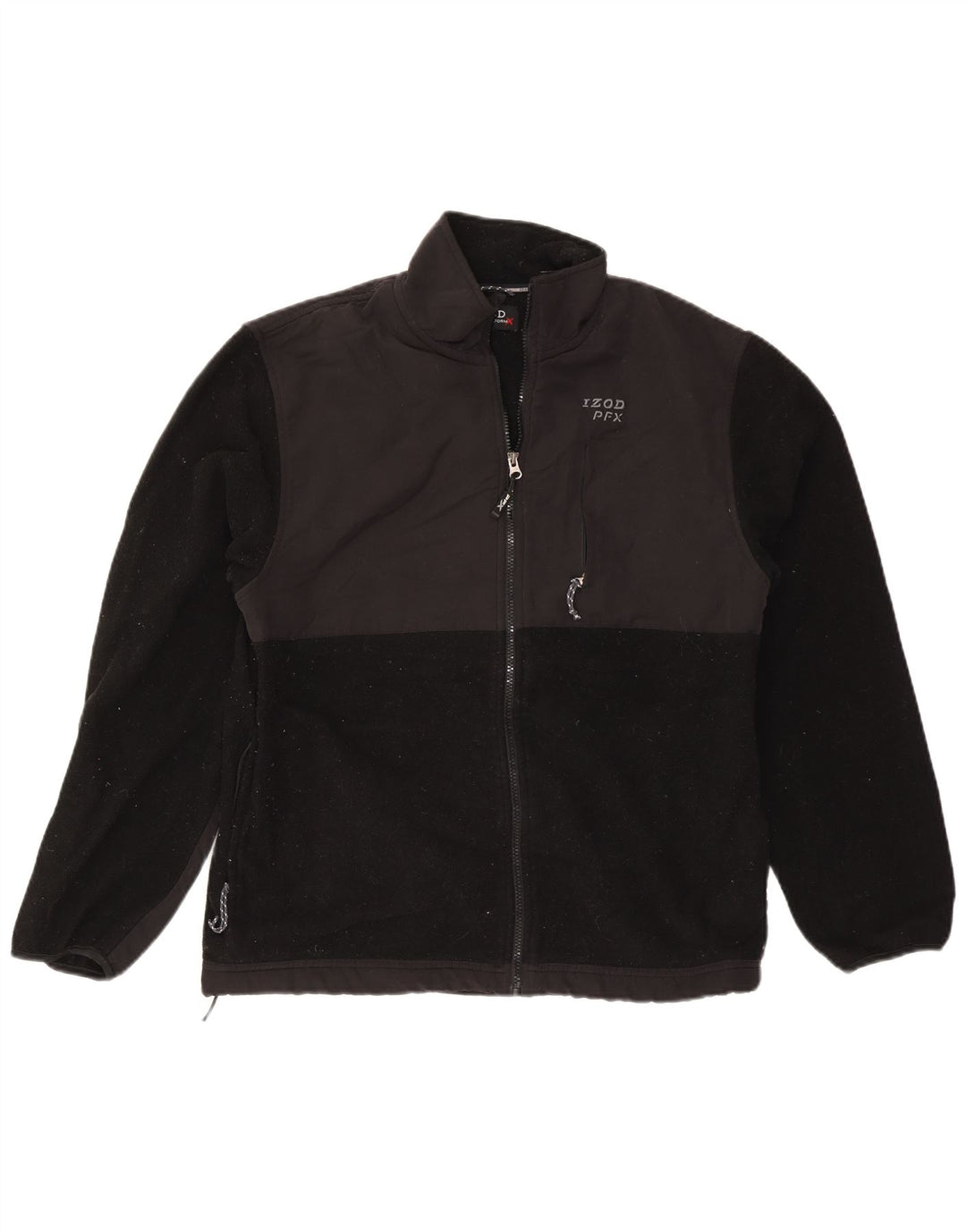 IZOD Muška jakna od flisa UK 38 Srednji crni poliester