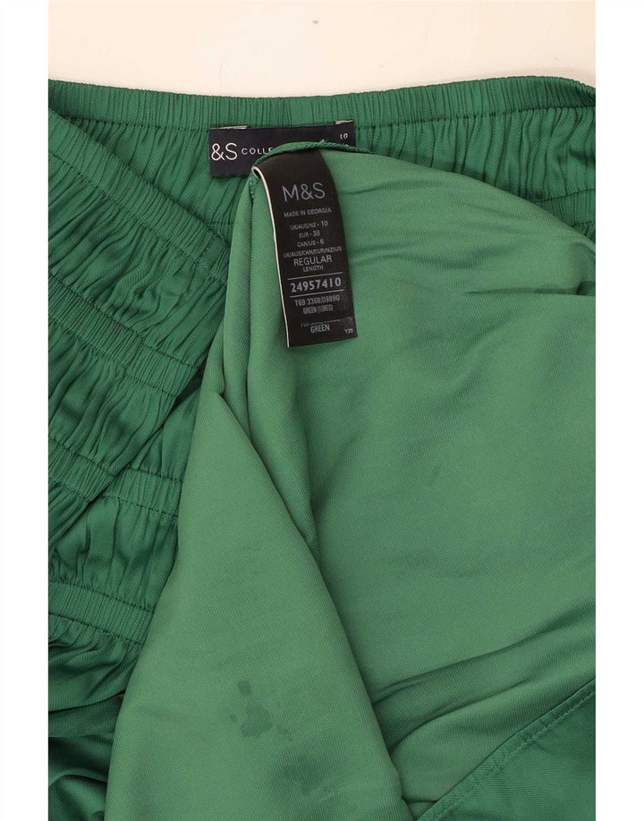 Marks & Spencer ženska maksi suknja UK 10 mala W34 zeleni poliester