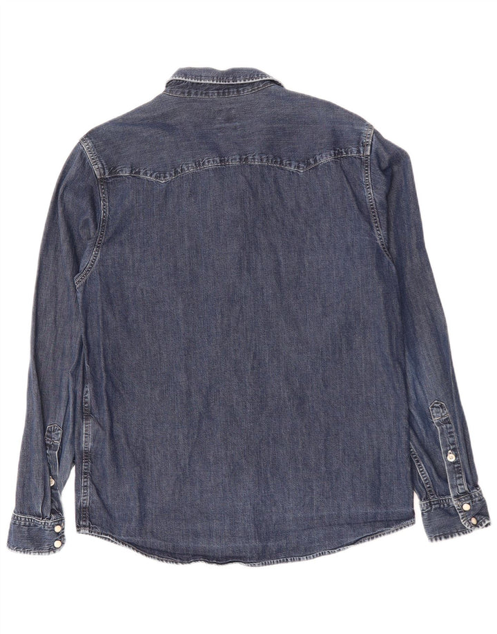 LEE muška traper košulja velika tamnoplava pamuk