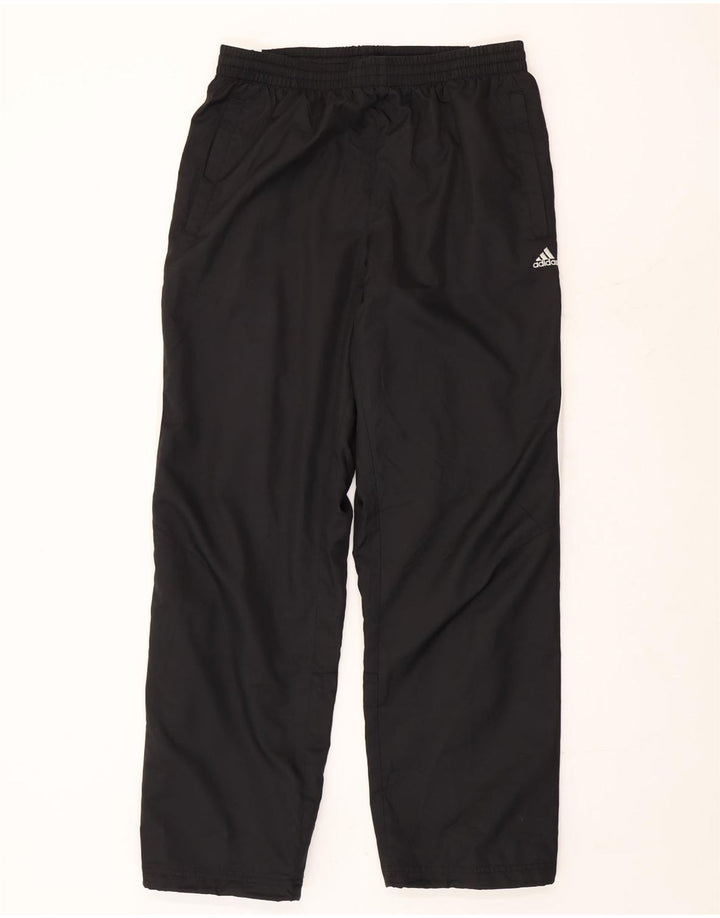 Adidas muške trenirke srednje crne poliesterske hlače