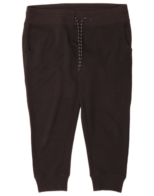 Dkny Ženske kratke trenirke s grafikama, Joggers hlače UK 16, velike crne